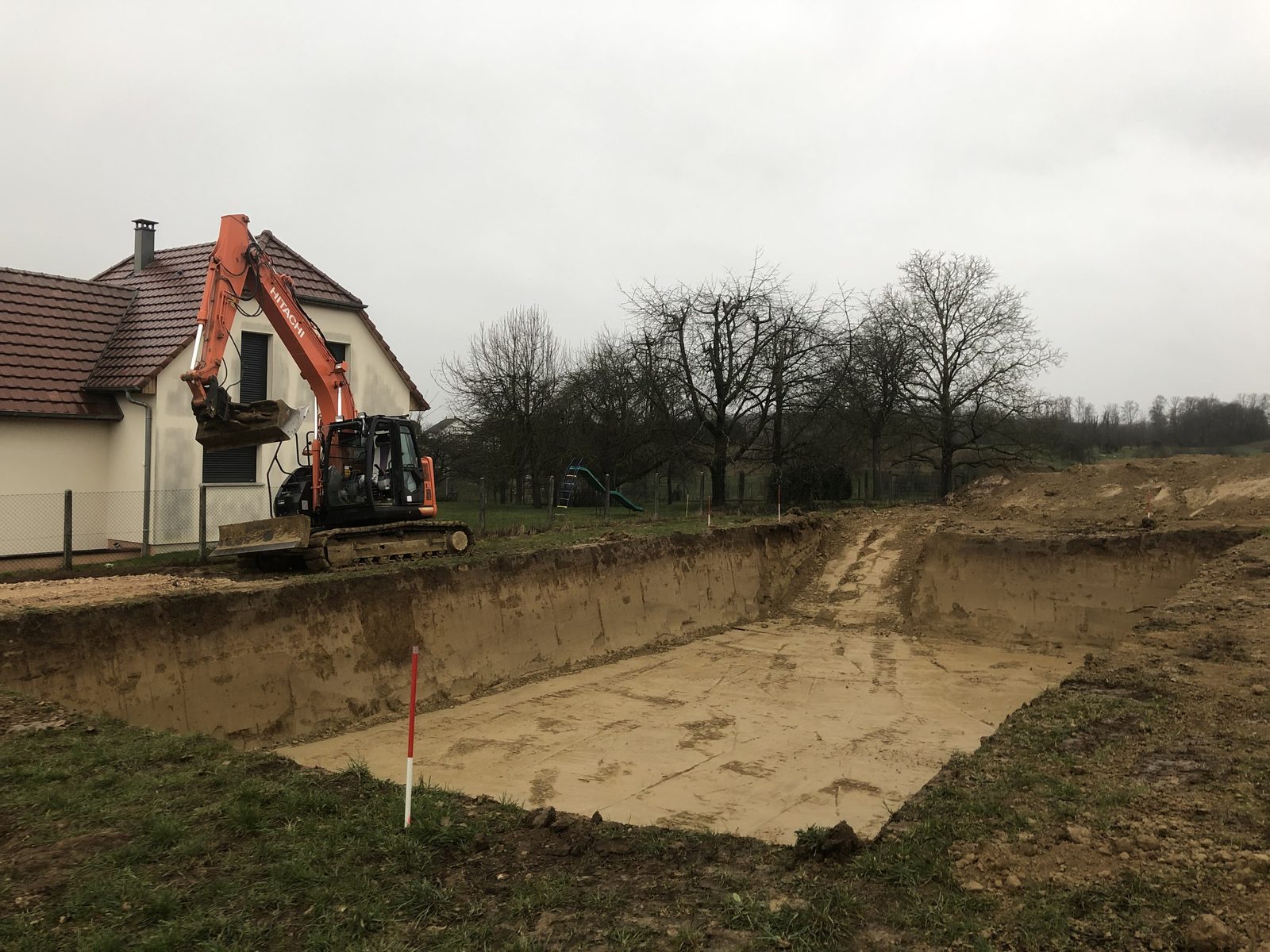 Terrassement avant construction — Terrassement